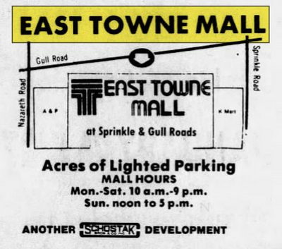 East Towne Mall (Gull Crossing, East Town Mall) - Jan 25 1979 Article